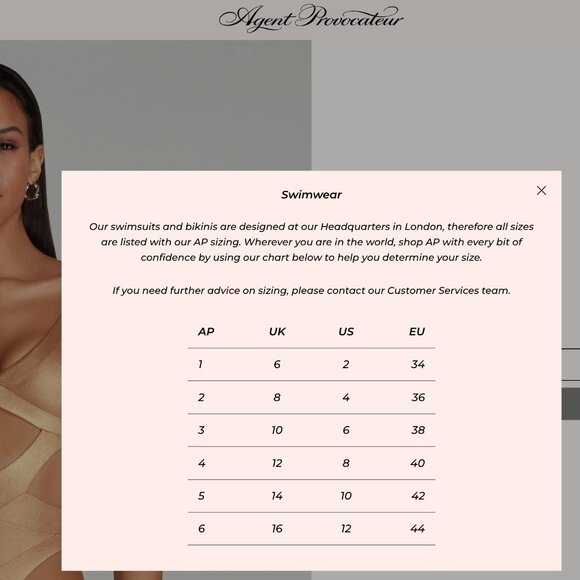 AGENT PROVOCATEUR Mazzy Swimsuit Sz 3 Medium - Picture 14 of 15